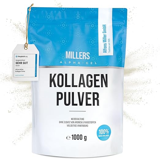 100% reines Kollagen Pulver – Kollagen Peptide – Collagen Protein Pulver