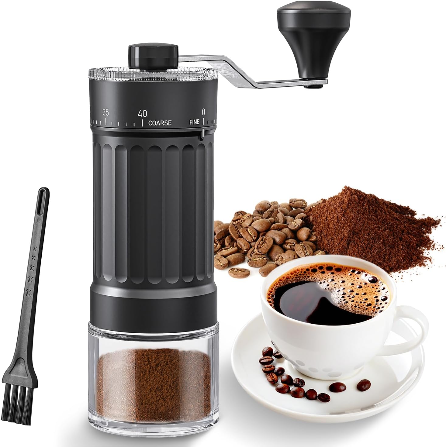 Manuelle Handkaffeemühle 30 g Kapazität
