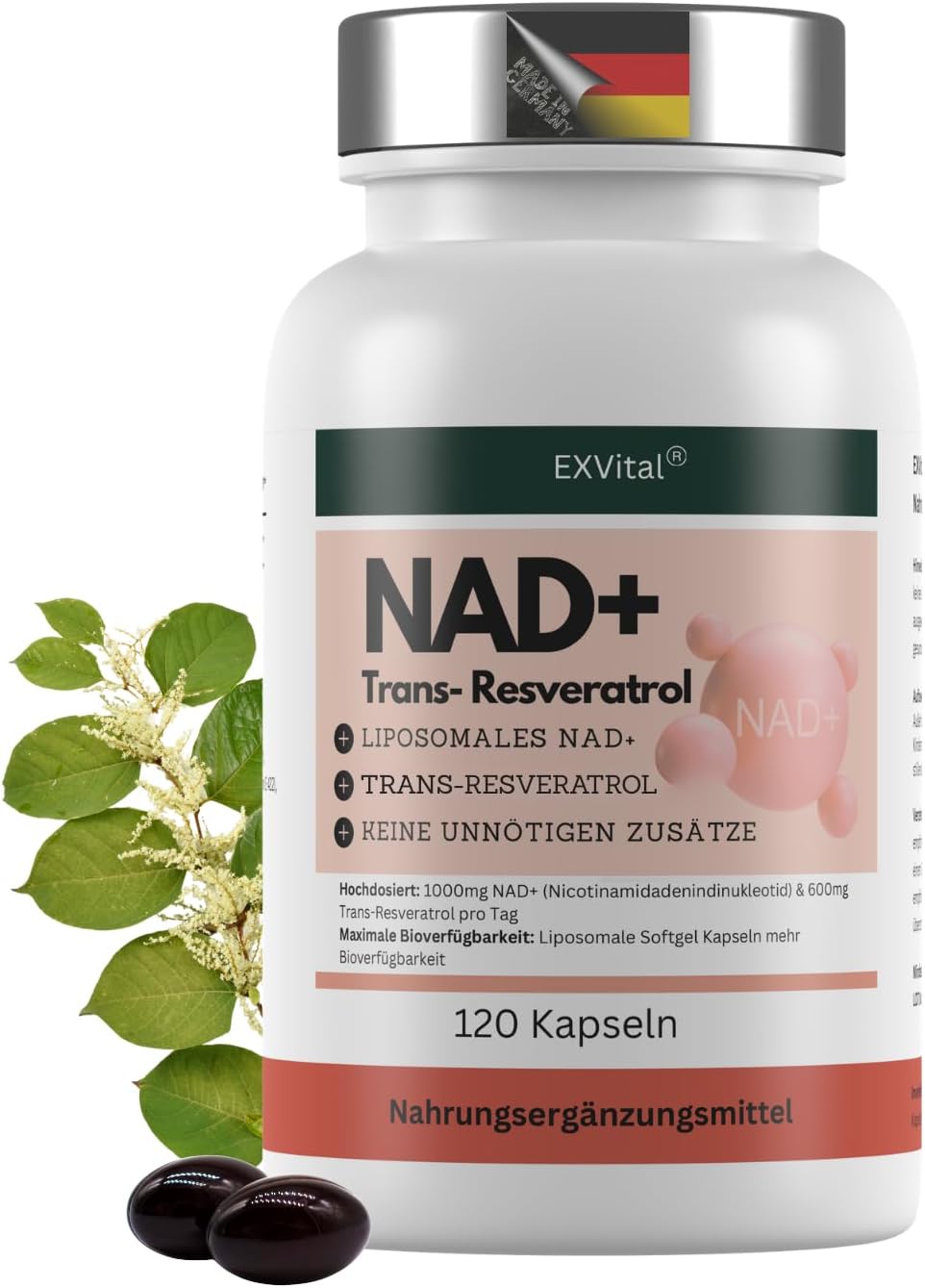 EXVital® NAD+ & Trans-Resveratrol